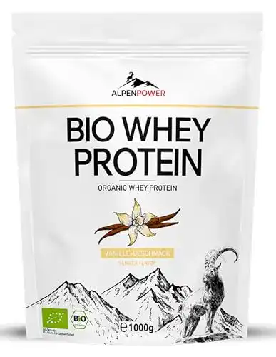 Whey-Protein (Vanille) AlpenPower, BIO WHEY Protein Vanille, 1 kg