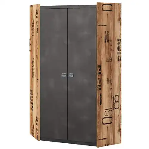 Eckkleiderschrank Furniture24 Kleiderschrank Fargo FG17 Eckschrank