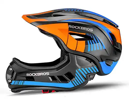 Die beste Kinderhelm mit Kinnschutz ROCKBROS Kinderhelm Integriert 2026 Test Bestseller Kinderhelm mit Kinnschutz ROCKBROS Kinderhelm Integriert