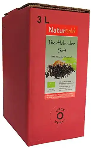 Holundersaft Mosterei Seitz Naturgold® Bio- 3L Direktsaft