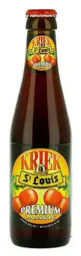 Kirschbier Kriek 6 Flaschen St Louis Premium Lambic 0,25 l Bier