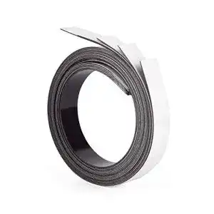 Magnetband ewtshop ® 5er Set Magnetbänder in weiß, Länge 1 m