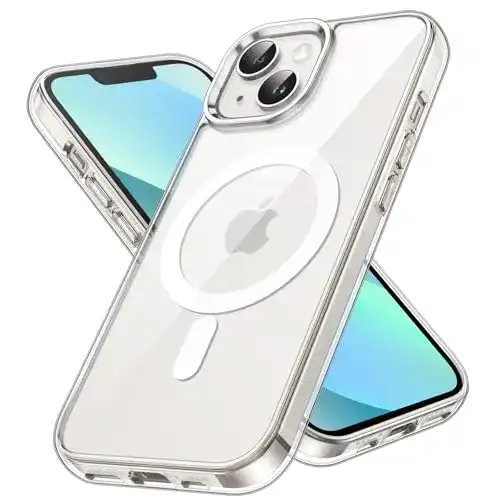 iPhone-13-Clear-Case mit Magsafe JETech Magnetisch Hülle