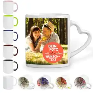 Fototasse Sunnywall Keramik-Tasse selbst Gestalten
