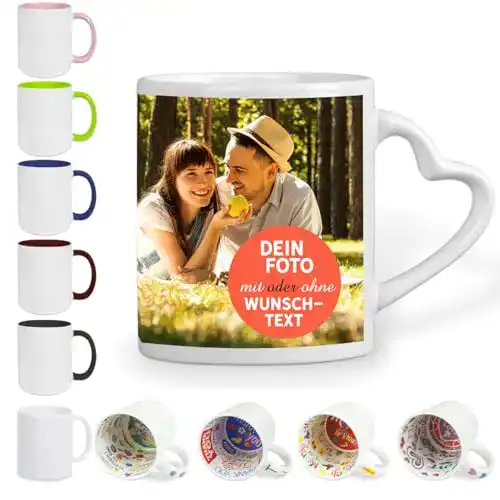 Fototasse Sunnywall Keramik-Tasse selbst Gestalten