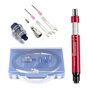 Druckluft-Stabschleifer ZHONG AN Mini Stabschleifer Set mit Box