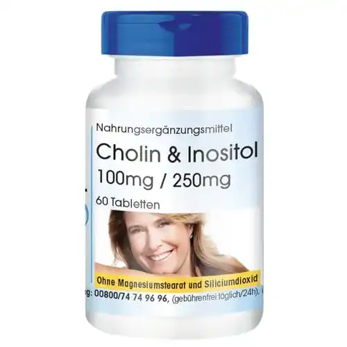 Cholin Fair & Pure Tabletten mit Inositol, 100mg/Inositol 250mg