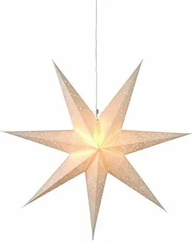 Papierstern Star Trading Weihnachtsstern Sensy, 3D mit Kabel