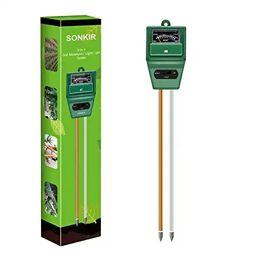 Bodentester SONKIR Boden-pH-Meter, MS02 3-in-1