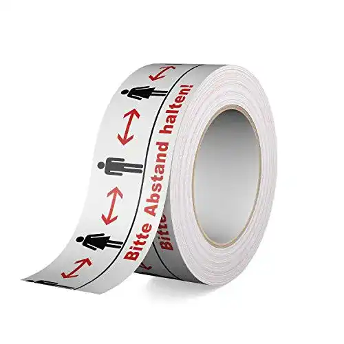Klebeband Abstand halten Gerband Warnband – Bodenklebeband