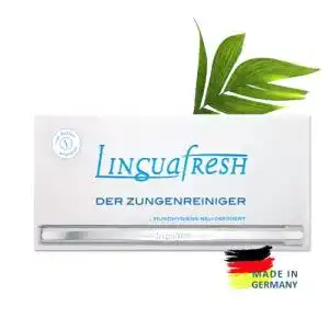 Zungenreiniger LinguaFresh Edelstahl, Zungenschaber SLIM