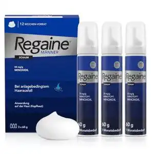 Haarwuchsmittel Regaine Männer Schaum | 3 Monats Packung