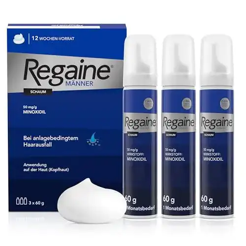 Haarwuchsmittel Regaine Männer Schaum | 3 Monats Packung
