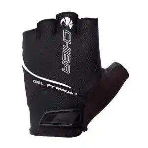 Chiba-Fahrradhandschuhe Chiba Gel Premium Farbe Schwarz