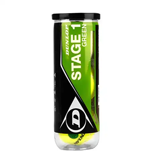 TennisbÃ¤lle Dunlop Sports Dunlop Tennisball Stage 1 Green – für Kinder & Anfänger im Großfeld (1x3er Dose)