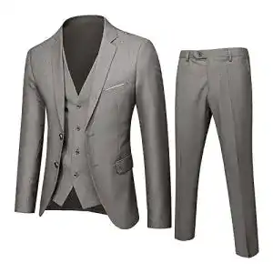 Anzug Herren Generic Herren Anzug 3 Teilig Modern Fit Hochzeit