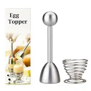 Eierköpfer Pretop + einem Eierbecher, Edelstahl, 14 cm