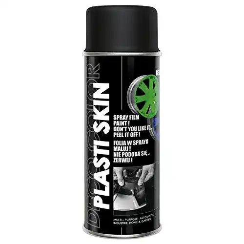 Sprühfolie Deco Color 1 Stück Plasti Skin Sprühfolie Felgenfolie abziehbare Folie 400ml schwarz Matt 17600