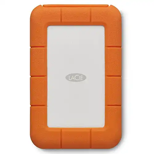 USB-C-Festplatte LaCie Rugged 4 TB tragbare externe Festplatte