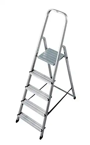 Haushaltsleiter (5 Stufen) KRAUSE Corda Stehleiter, 5 Stufen