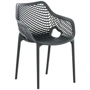 Stapelstühle Garten CLP XL-Bistrostuhl Air, Kunststoff, 44 cm