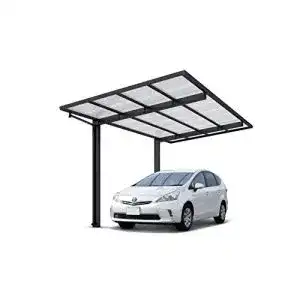 Carport XIMAX Swingline Schwarz, 531 x 275 x 283 cm, Komplettbausatz