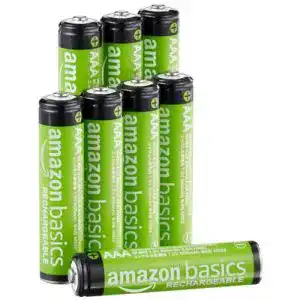 AAA-Akku Amazon Basics AAA-Batterien, wiederaufladbar, 8 Stück