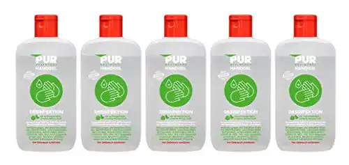 Desinfektionsgel-Nachfüllpackung PUR Premium, 5x 100ml