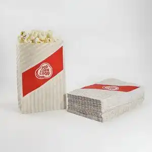 Popcorntüten Popcornloop Popcorn Box Tüten Rot 50 Stück