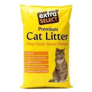 Katzenstreu-Pellets Extra Select Premium auf Holzbasis, 30 l