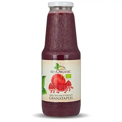 Granatapfelsaft BenOrganic 6 x 1 Liter Bio Granatapfel Muttersaft