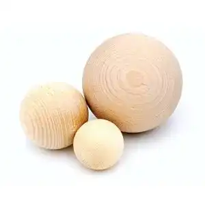 Holzkugeln JOWE Holzkugel Buche 60 mm ohne Bohrung 10 Stück