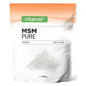 MSM-Pulver Vit4ever MSM Pulver, 1,1 kg (1100g), 99,9% rein