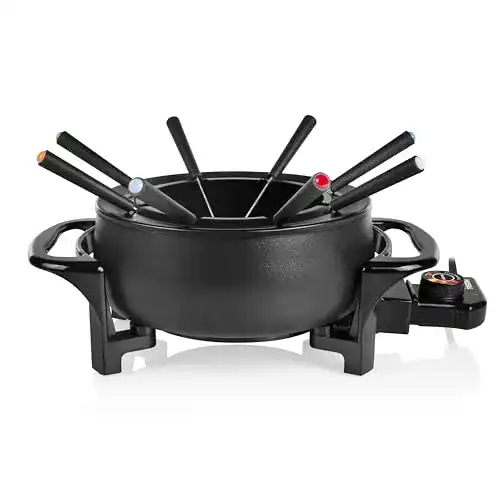 Fondue Tristar Elektrisch, Set für bis zu 8 Personen, 1,5 Liter