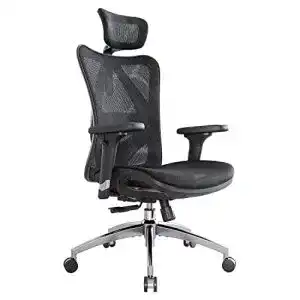 Sihoo-Bürostuhl SIHOO Ergonomisch, Chefsessel mit 3D