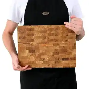 Hackblock H&S B4K, Größe 37х27х4,3 | aus Eiche Stirnholz