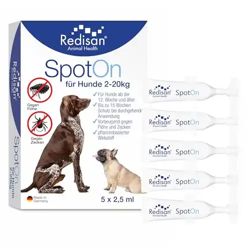 Zeckenschutz Hund ohne Chemie Redisan ® Spot on Hund