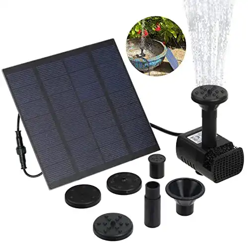 Die beste Solar-Teichpumpe GOCHANGE DIRECT 1,2 W, 4 versch. Düsen 2026 Test Bestseller Solar-Teichpumpe GOCHANGE DIRECT 1,2 W, 4 versch. Düsen