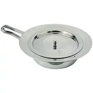 Bettpfanne Medi-Inn+ Medi-Inn aus rostfreiem Edelstahl, Deckel