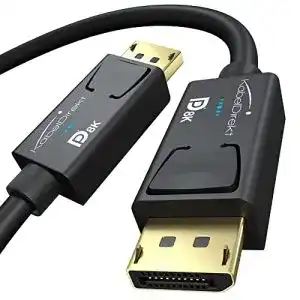 DisplayPort-Kabel KabelDirekt – 2 m – , DP 1.4, VESA-Zertifiziert