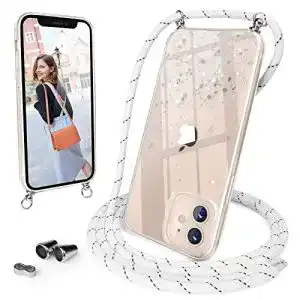 iPhone-12-Hülle mit Band UNDEUX Handykette Handyhülle