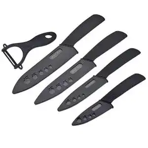 Keramikmesser-Set Wolf War, Keramikmesser Set mit Schutzhülle