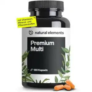 Multivitamin-Tabletten natural elements Multivitamin, 180 Kapseln