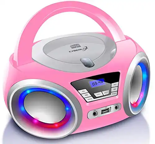 Die beste Kinder-CD-Player Cyberlux CD-Player mit LED-Beleuchtung 2026 Test Bestseller Kinder-CD-Player Cyberlux CD-Player mit LED-Beleuchtung