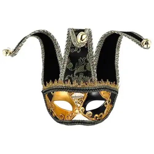 Venezianische Maske BESTOYARD Herren Halbe Gesichtsmaske