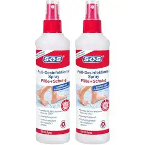 Fußpilz-Spray SOS Fuß-Desinfektions-Spray, 2 x 250 ml