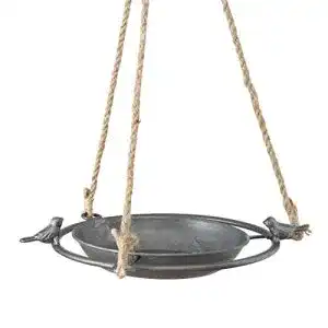 Vogeltränke CasaJame Futterstation aus Zink zum Hängen D25cm