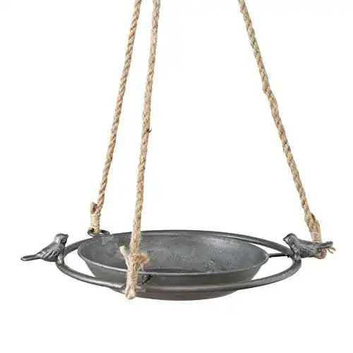 Vogeltränke CasaJame Futterstation aus Zink zum Hängen D25cm