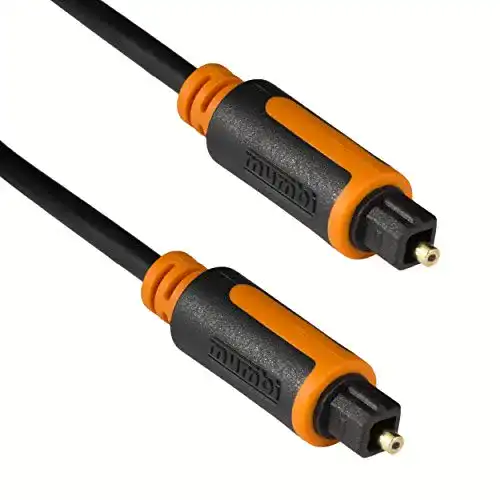 Optisches Kabel mumbi optisches Audiokabel, 1,5m