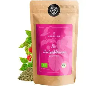 Himbeerblättertee 80DEGREES BIO, Schwangerschaft, lose, 80g